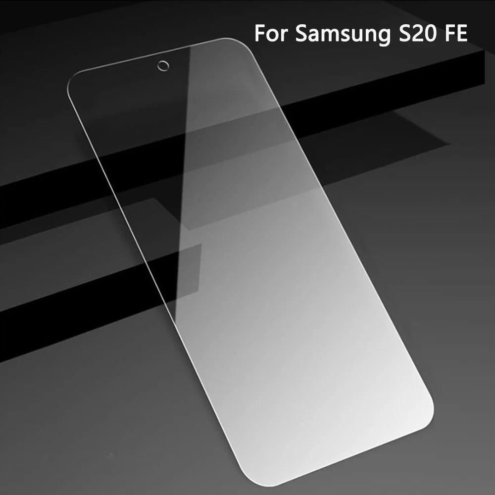 Vidrio templado para Samsung Galaxy S20 FE 5G, Protector de pantalla de vidrio frontal con pegamento completo para Samsung S21 FE S20FE, película protectora de lente - shopboudount